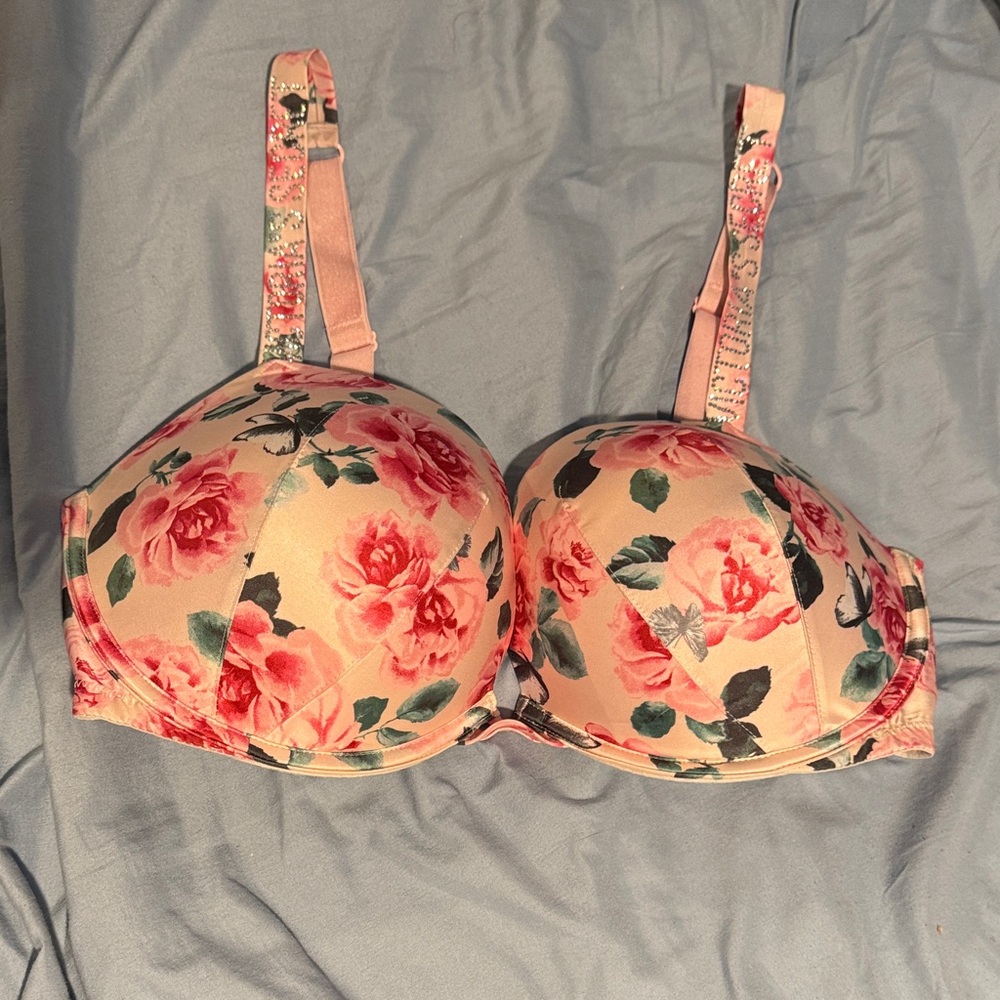 Victoria's Secret Floral Rose Print Bra